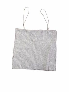 Brandy Melville Gray Ribbed Knit Tank Top